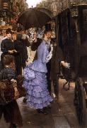 James Tissot La Demoiselle D'Honneur (The Bridesmaid) (nn01) oil on canvas